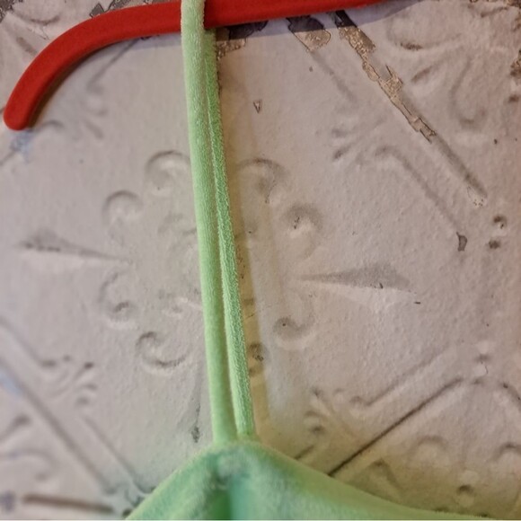 SHACI GREEN MINT CROP TOP WITH A SCARF DESIGN NWT SIZE 1XL - Picture 4 of 10